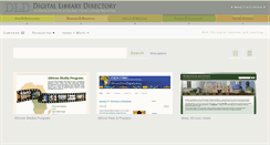 Desktop Screenshot of digitallibrarydirectory.com